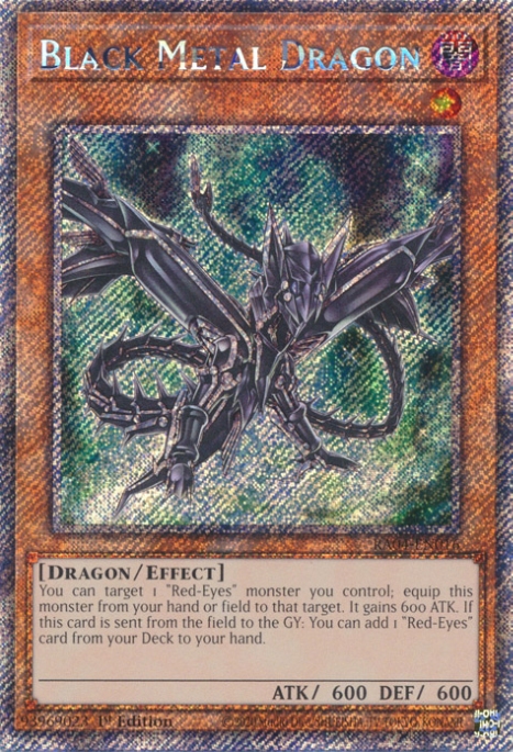 Dragon de Métal Noir