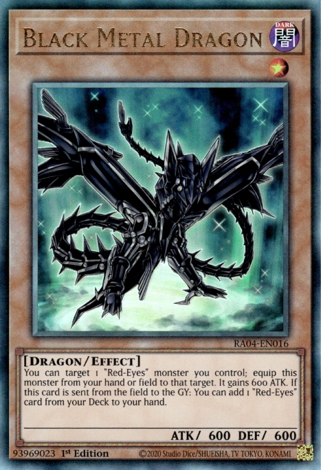 Dragon de Métal Noir