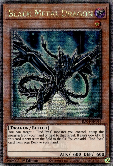 Dragon de Métal Noir