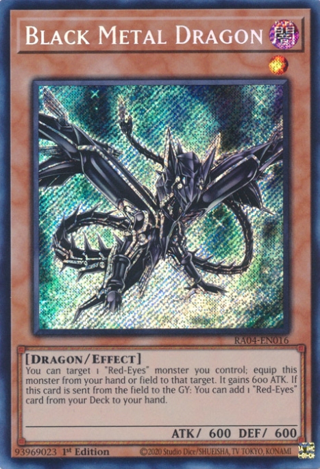 Dragon de Métal Noir