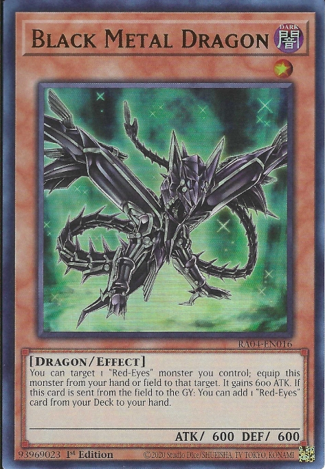 Dragon de Métal Noir