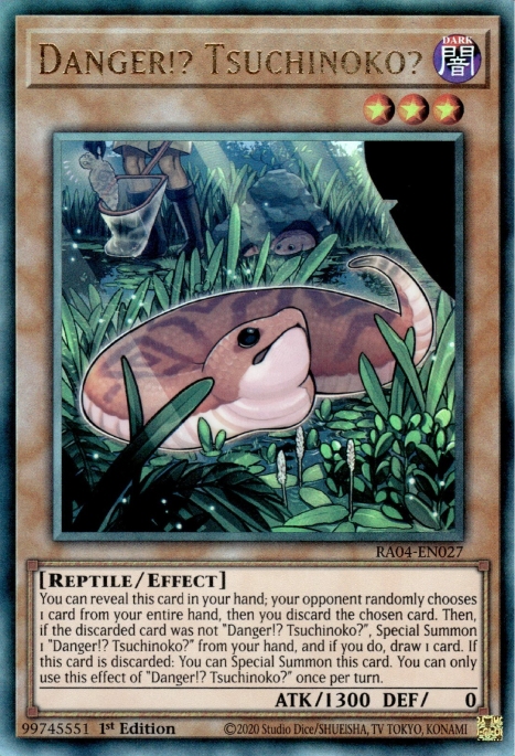 Danger !? Tsuchinoko ?