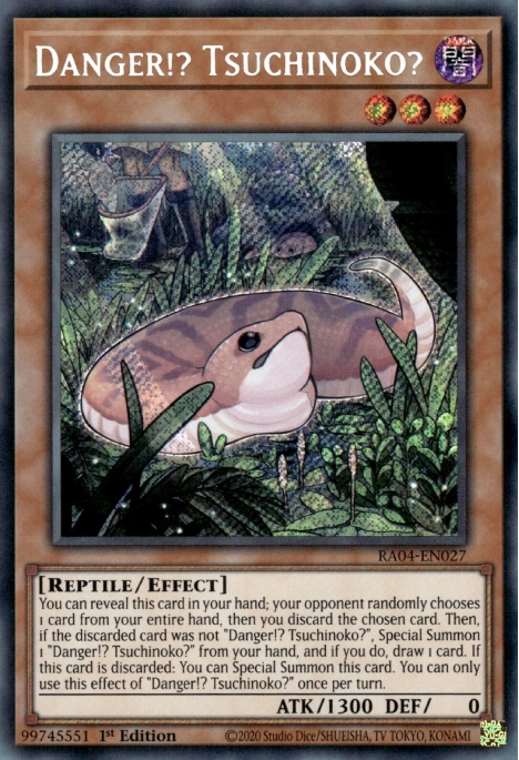 Danger !? Tsuchinoko ?