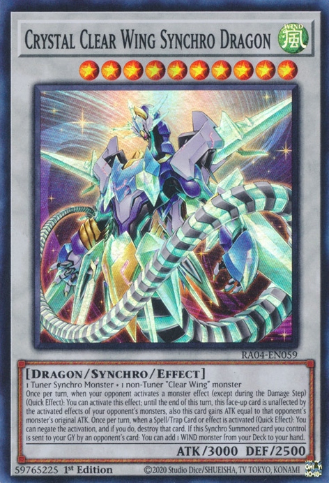 Dragon Synchro de l'Aile Claire de Cristal