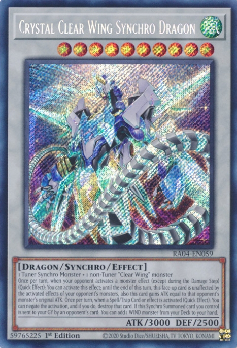 Dragon Synchro de l'Aile Claire de Cristal
