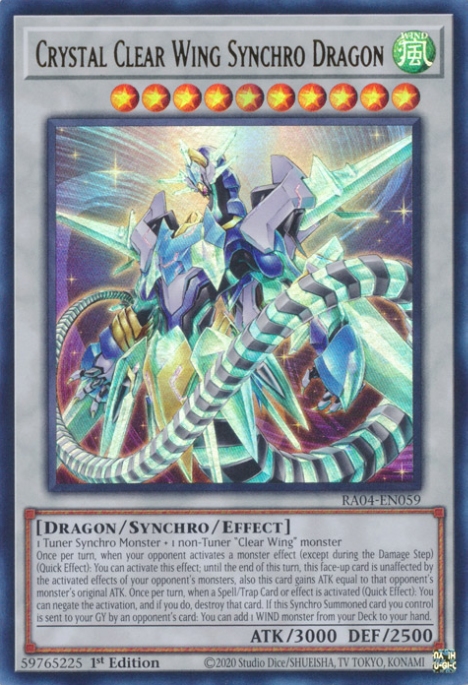 Dragon Synchro de l'Aile Claire de Cristal