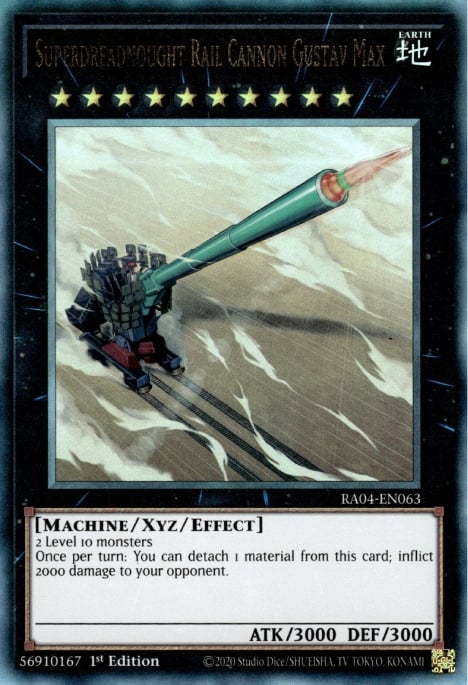 Super Cuirassé Canon Ferroviaire