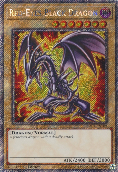 Dragon Noir Aux Yeux Rouges