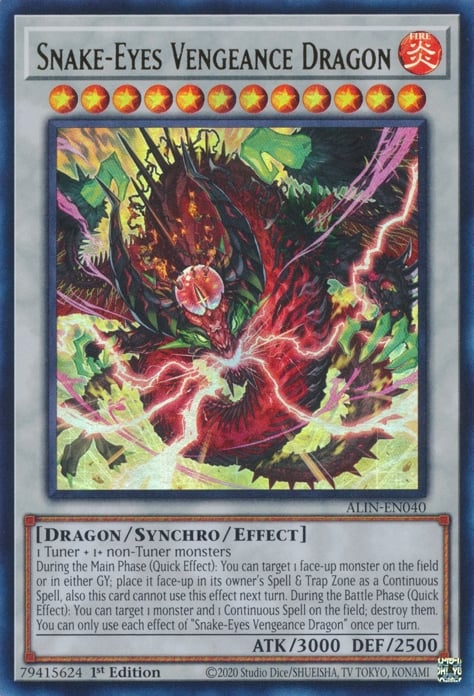 Dragon Vengeur de l'Œil de Serpent
