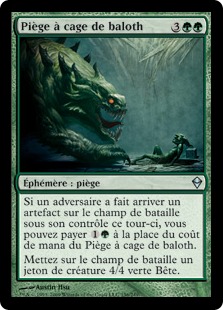 Piège à cage de baloth