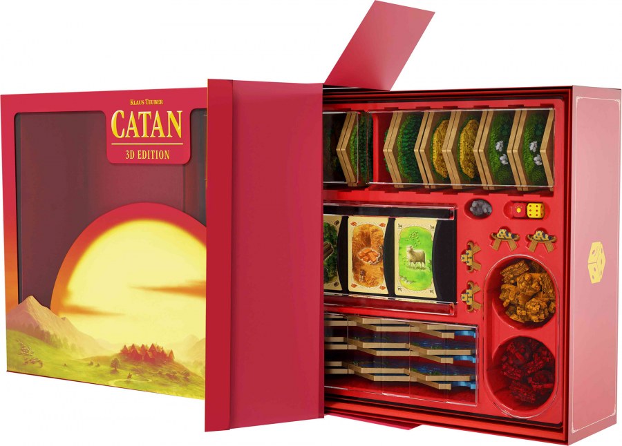 boite de jeu catan édition 3D