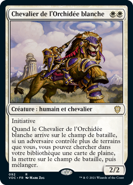 Chevalier de l'orchidée blanche