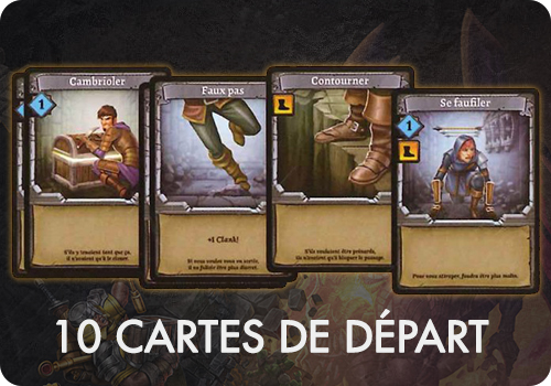 le deck de départ de clank