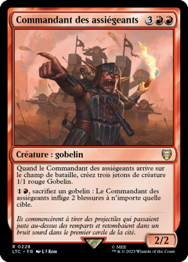 MTG : Le Seigneur des Anneaux - Deck Commander (FR) : Cavaliers du