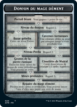 Carte Donjon du Mage Dément