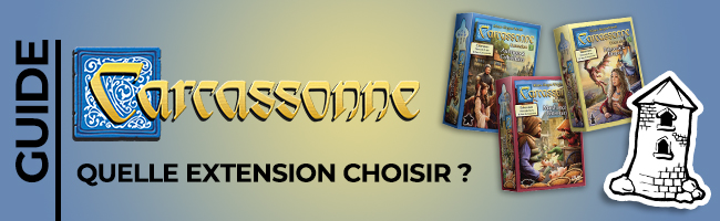 Devir Carcassonne : Extension du jeu de société L'Abbaye et le