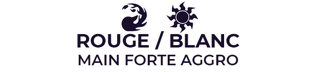 Rouge / Blanc Main Forte Aggro