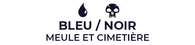 Bleu / Noir : Meule et Cimetière