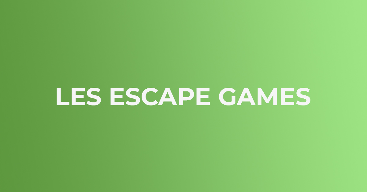 Guide Playin Jeux de Société Famille Escape Games