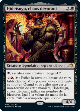 Carte Hidetsugu, chaos dévorant