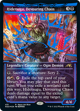 Hidetsugu devouring chaos Neon Ink