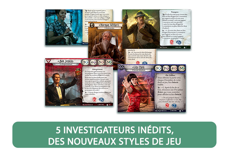 Horreur à Arkham JCE Édition Révisée : toutes les nouveautés de la gamme !  - Playin by Magic Bazar