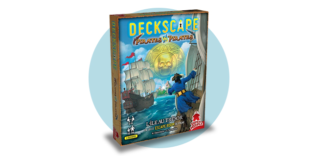 Boite de jeu Deckscape Ile au Trésor