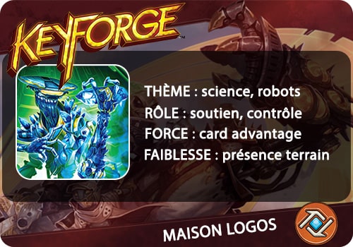 maison logos Keyforge caractéristiques