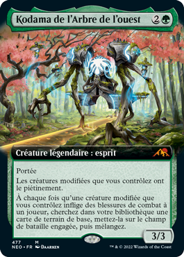 Kodama de l'arbre de l'ouest