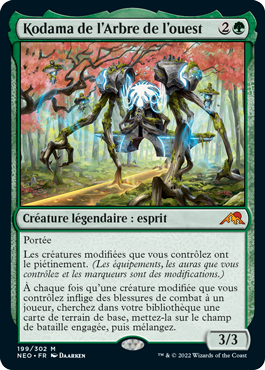 Kodama de l'arbre de l'ouest