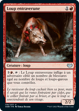 Loup entraverune