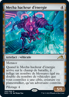 Mecha hackeur d'énergie