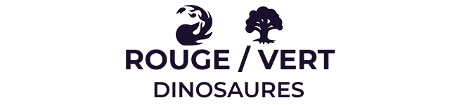 Rouge / Vert Dinosaures