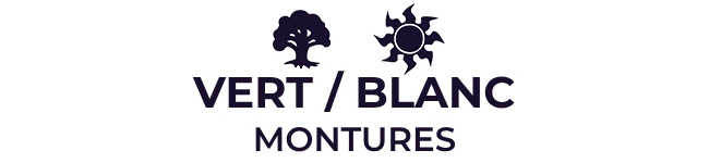 Vert / Blanc : Montures