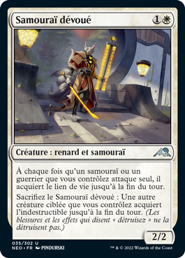 Samouraï dévoué