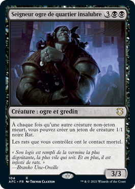 Seigneur ogre de quartier insalubre