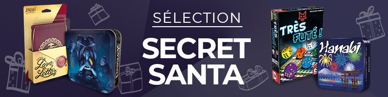sélection jeux de société Secret Santa 2020