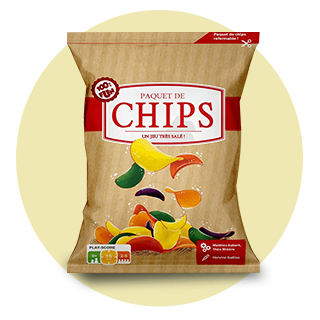 Boite de jeu Paquet de chips