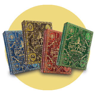 Harry Potter - Jeu de 54 cartes classiques Poudlard dans boîte Métal