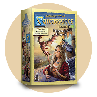 Carcassonne extension Princesse et Dragon
