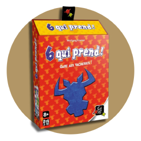 boîte de jeu 6 qui prend