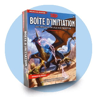 Boite de jeu Donjon et Dragon Initiation