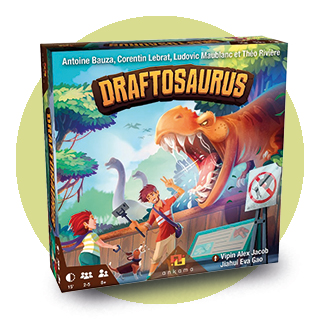 boîte de jeu Draftosaurus
