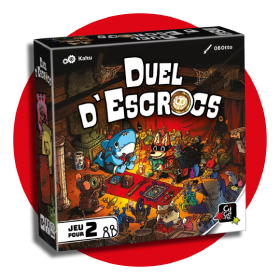 Boite de jeu Duel d'Escrocs