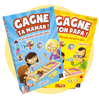 Boite de jeu Gagne ton Papa / Gagne ta Maman