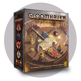 Boite de jeu Gloomhaven : les Mâchoires du Lion