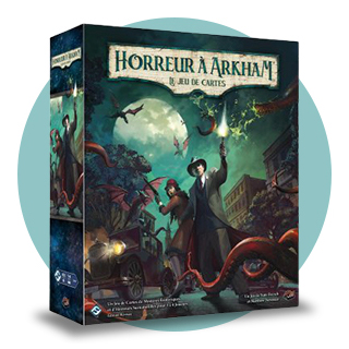 Boîte de jeu Horreur à Arkham JCE