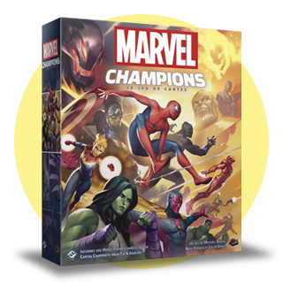 Boîte de jeu Marvel Champions