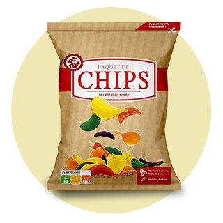 Boite de jeu Paquet de Chips