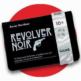 Boite de jeu Revolver Noir